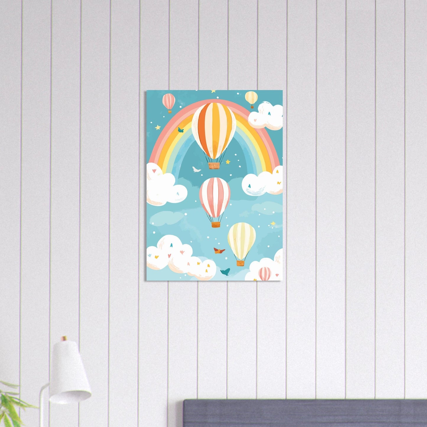 Cute balloon poster - Sillystroke