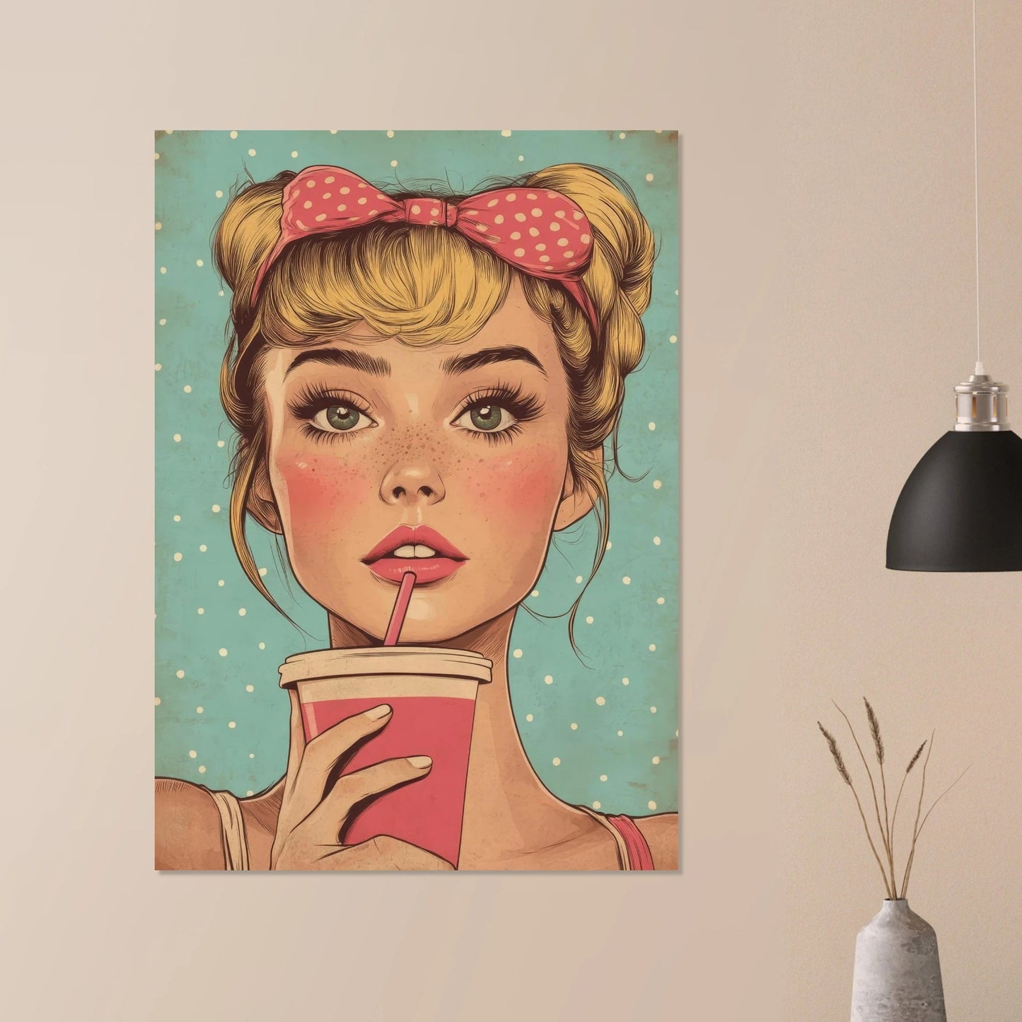 Cute retro comic poster - Sillystroke