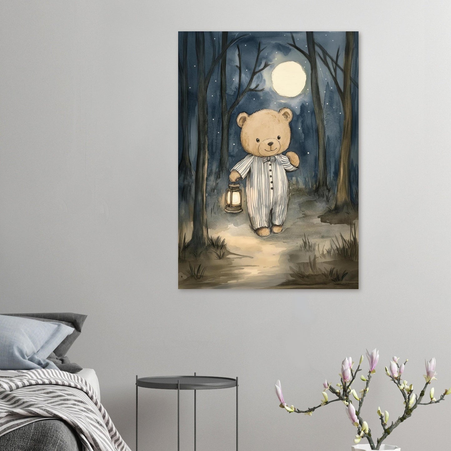 Cute teddy bear poster - Sillystroke