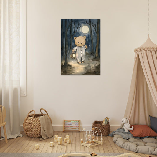 Cute teddy bear poster - Sillystroke