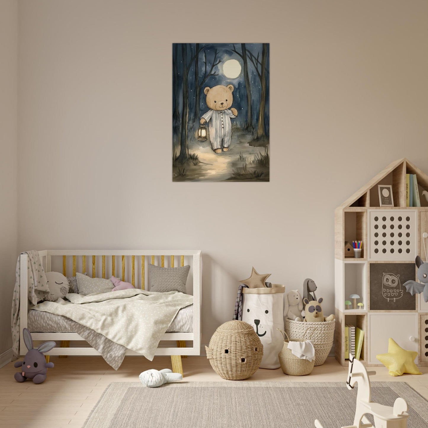 Cute teddy bear poster - Sillystroke