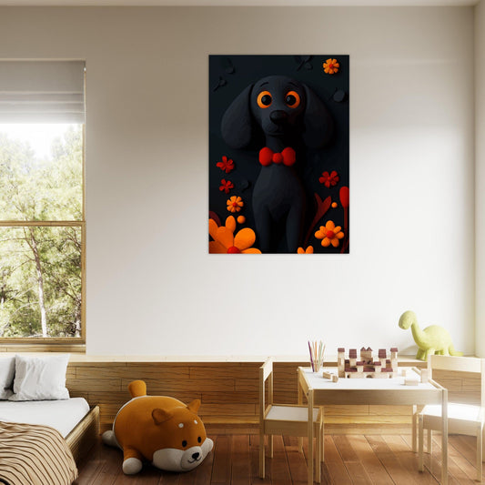 Doggy dark poster - Sillystroke