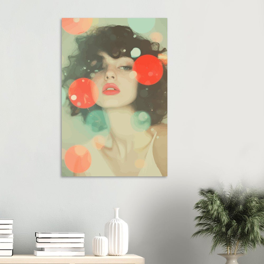 Dreamy fashion portrait poster - Sillystroke