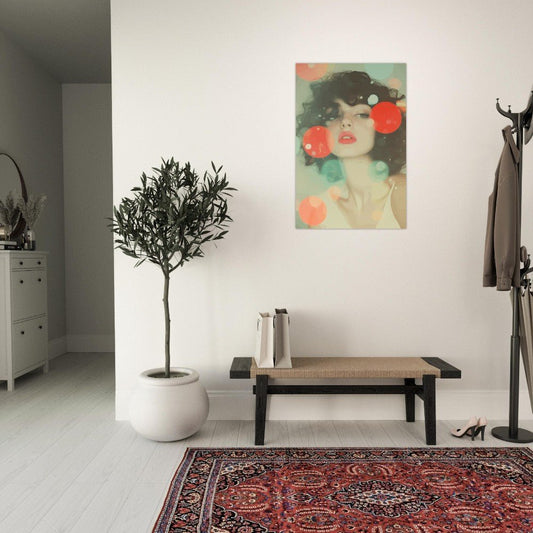 Dreamy fashion portrait poster - Sillystroke