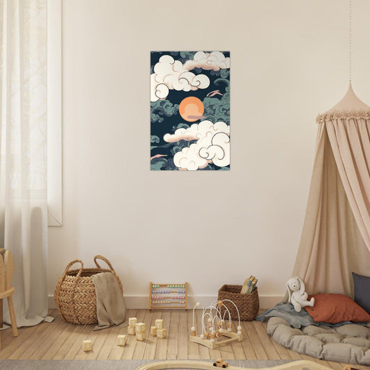 Dunhuang cloud pattern poster - Sillystroke