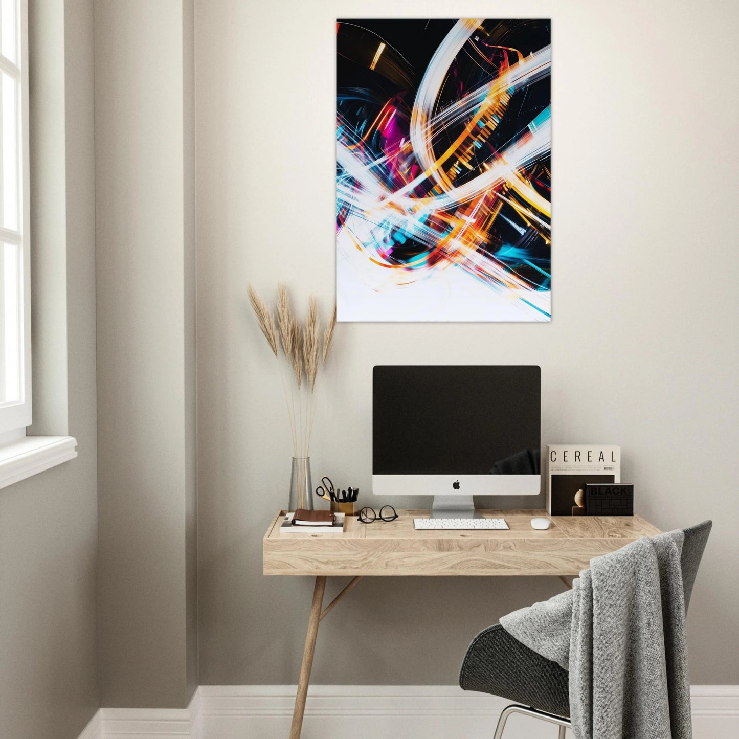 Dynamic light motion poster - Sillystroke