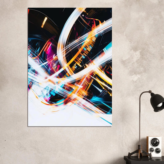 Dynamic light motion poster - Sillystroke