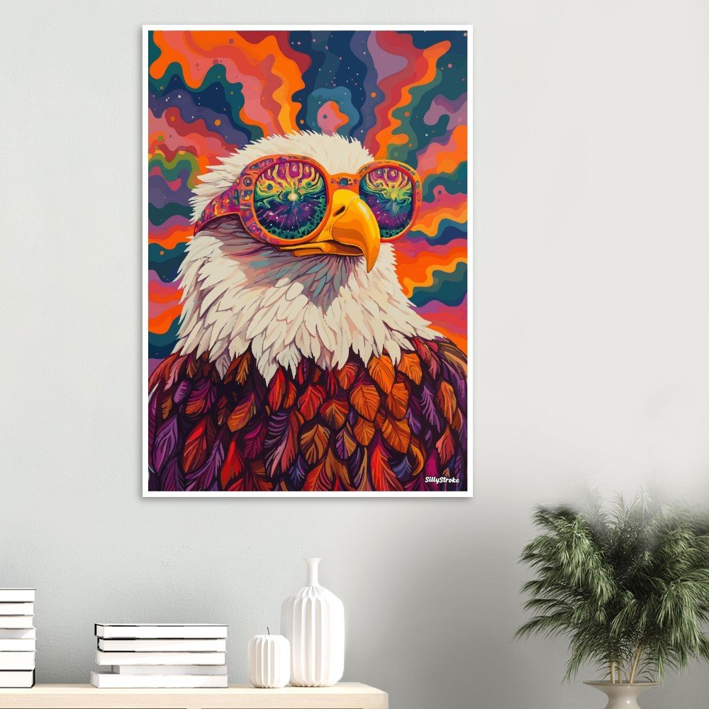 Eagle poster - Sillystroke