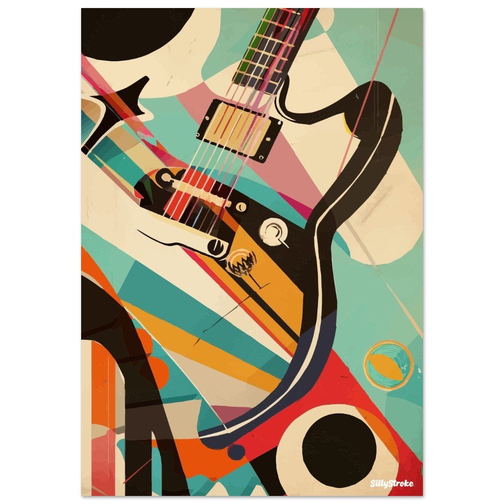 Electric vibrations poster - Sillystroke
