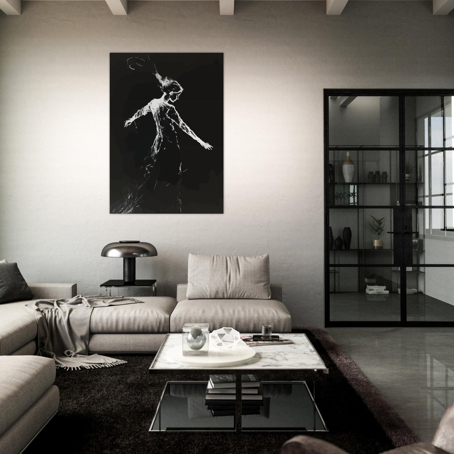 Elegant silhouette poster - Sillystroke