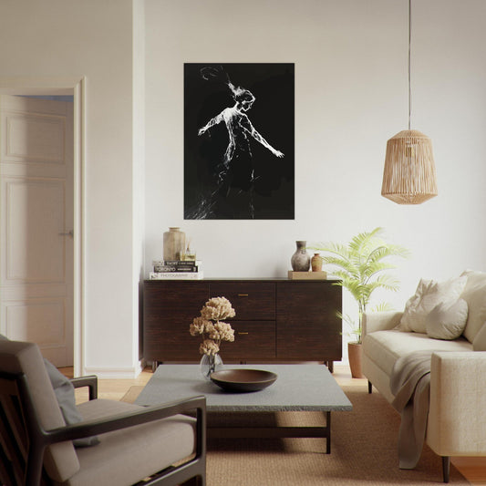 Elegant silhouette poster - Sillystroke