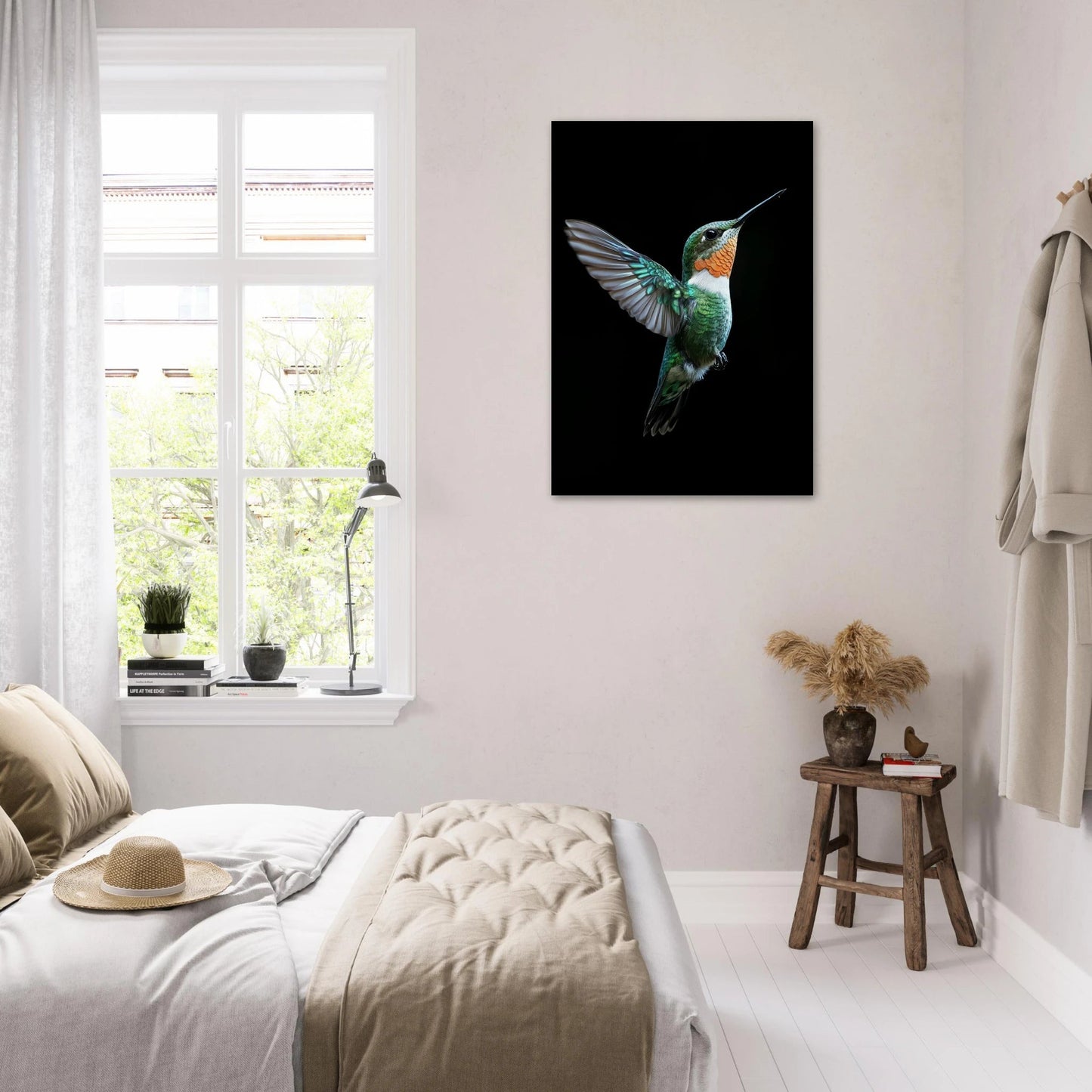 Emerald hummingbird poster - Sillystroke