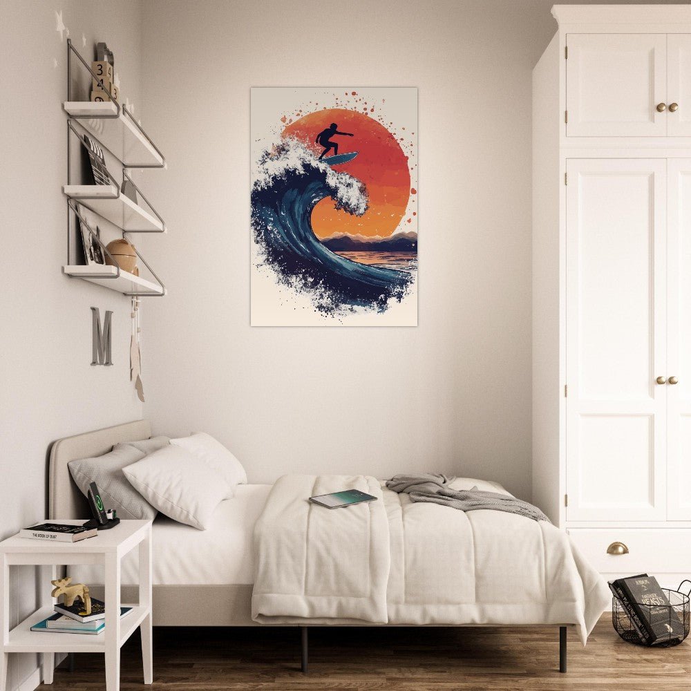 Epic surfing poster - Sillystroke