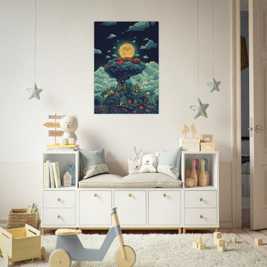 Fantasy Japanese inspired poster - Sillystroke