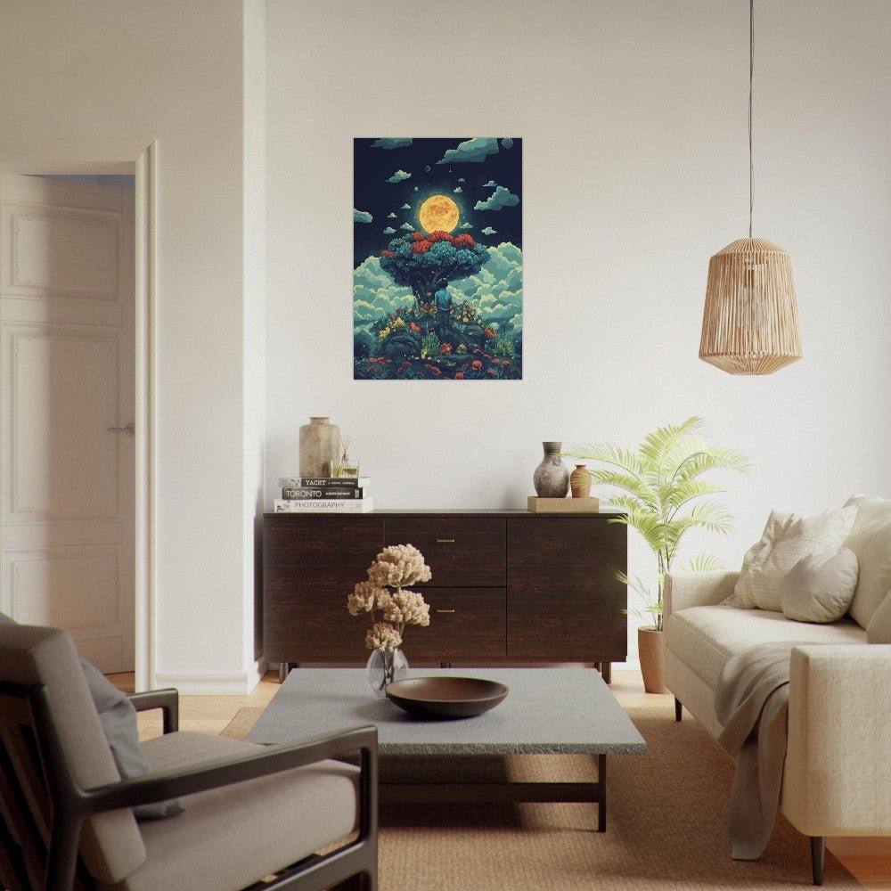 Fantasy Japanese inspired poster - Sillystroke