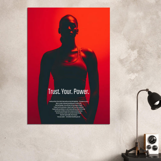 Fierce motivation poster - Sillystroke