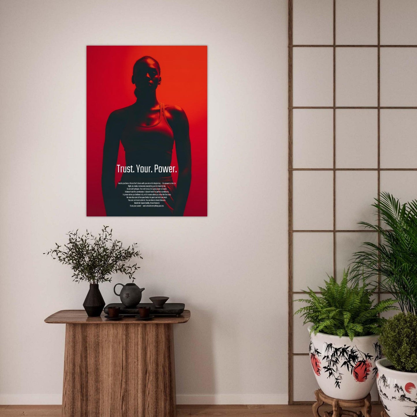 Fierce motivation poster - Sillystroke