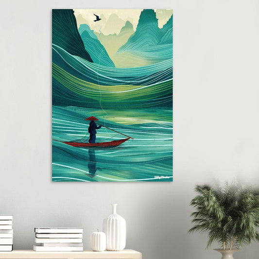 Fisherman in serenity poster - Sillystroke