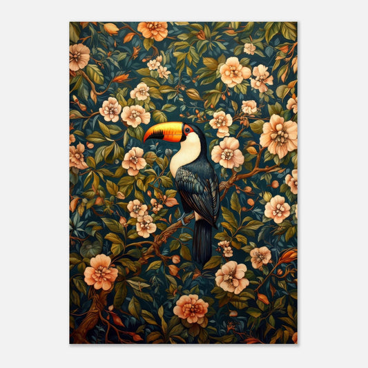 Flower and bird poster - Sillystroke