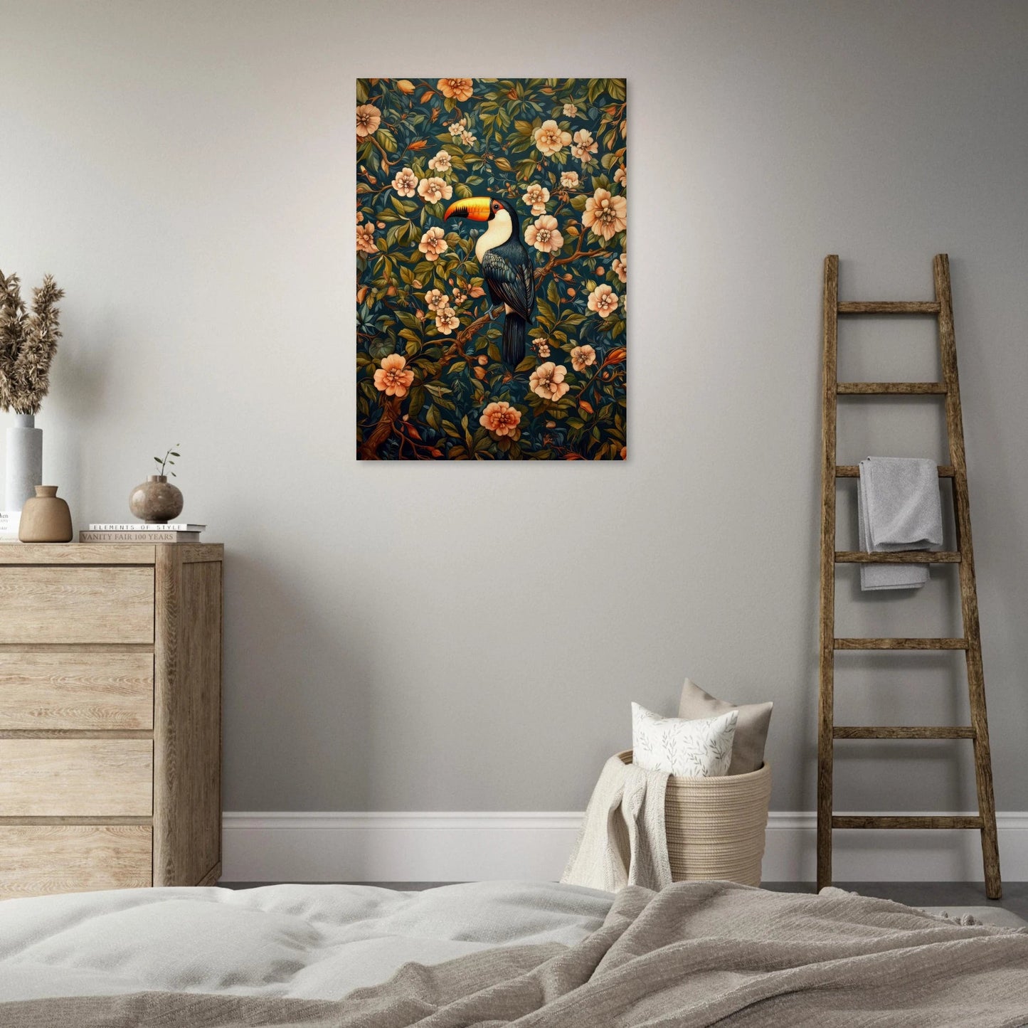 Flower and bird poster - Sillystroke