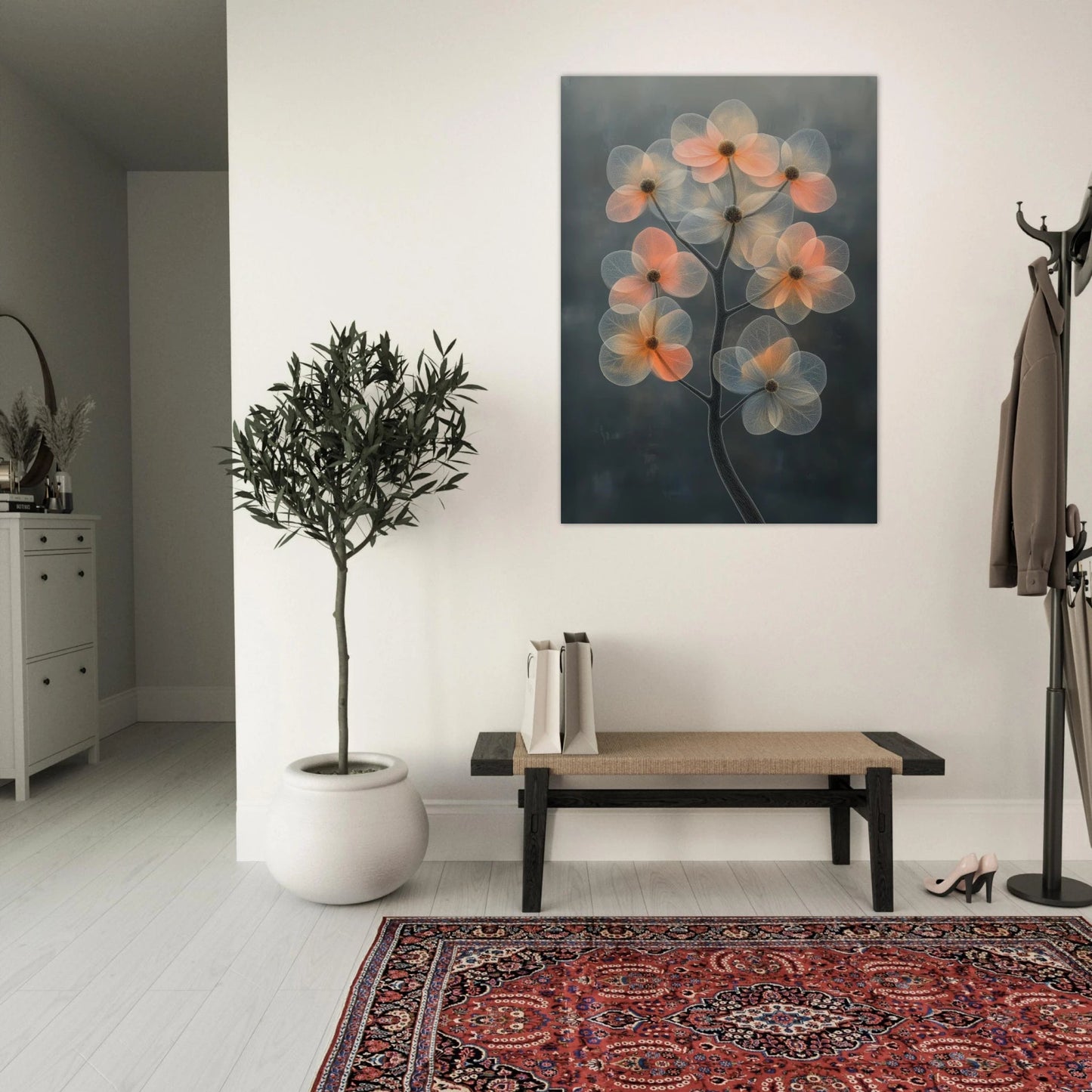 Fractal flower art poster - Sillystroke