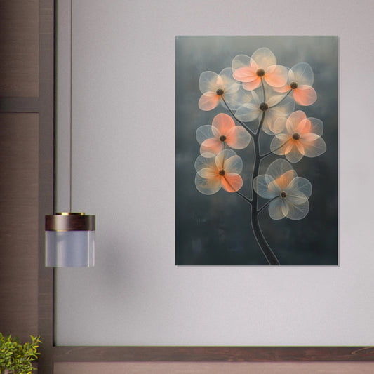 Fractal flower art poster - Sillystroke