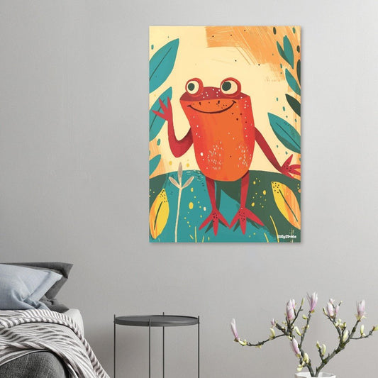 Frog poster - Sillystroke