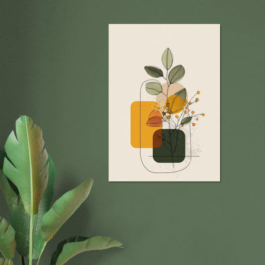 Garden blocks poster - Sillystroke