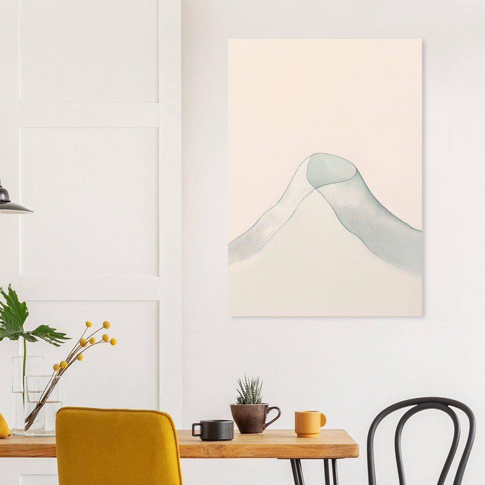 Gentle peaks poster - Sillystroke