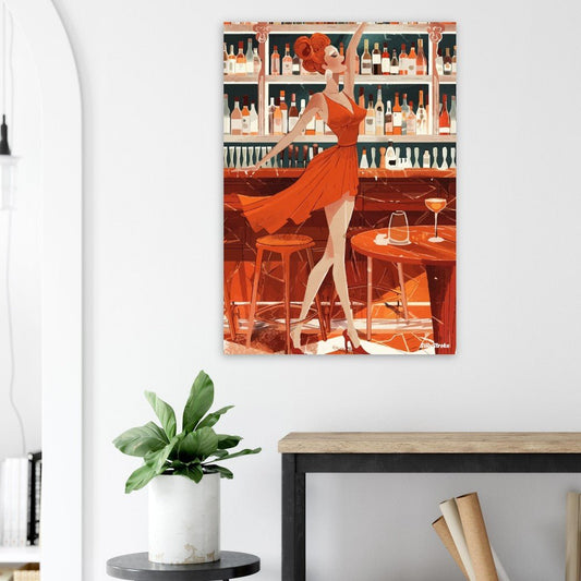 Glamour bar poster - Sillystroke