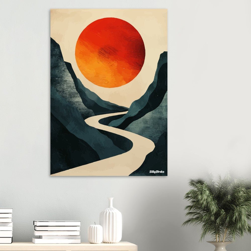 Glowing sun poster - Sillystroke