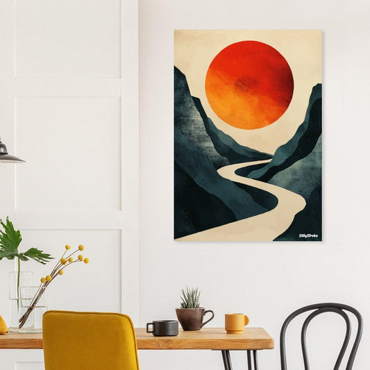 Glowing sun poster - Sillystroke