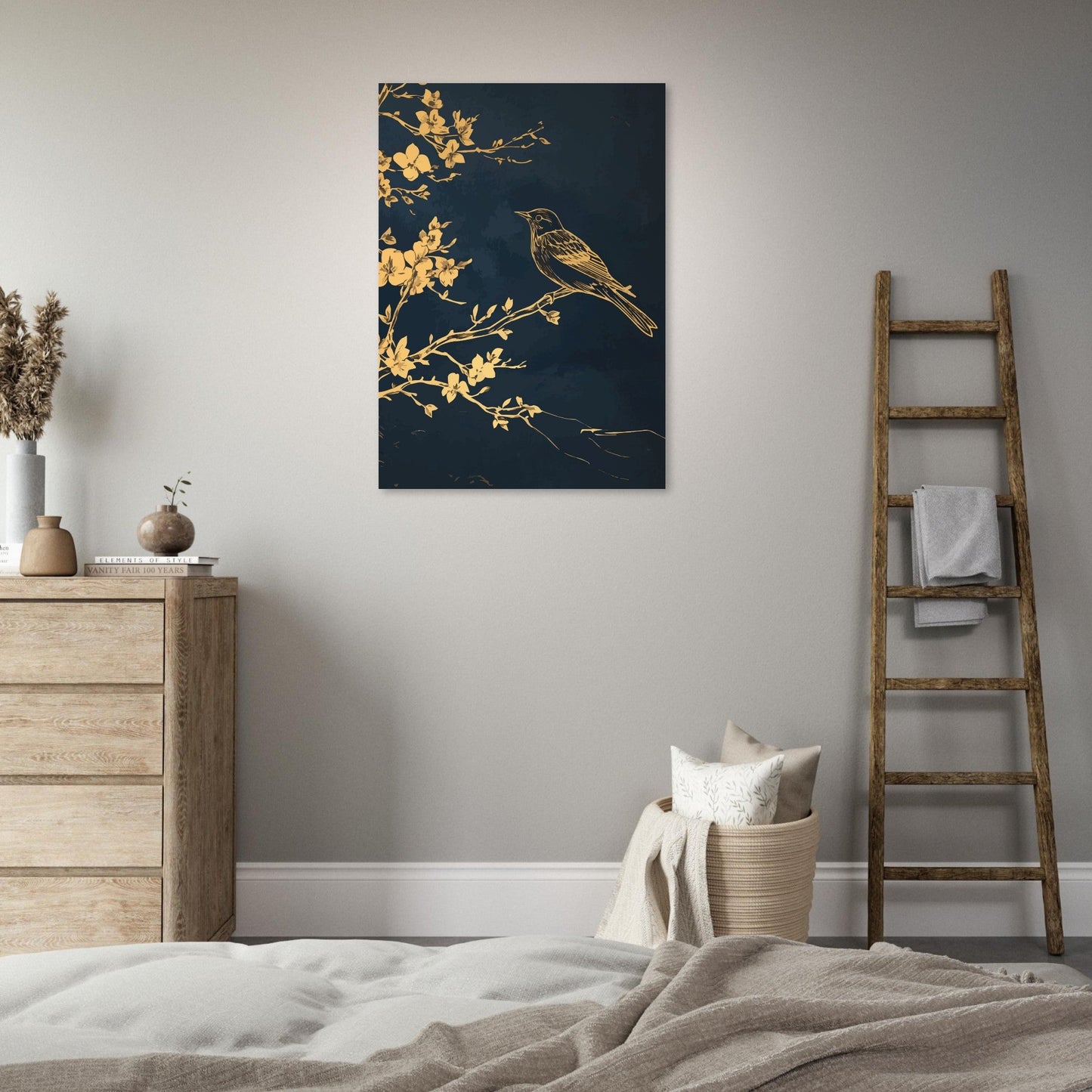 Golden bird poster - Sillystroke