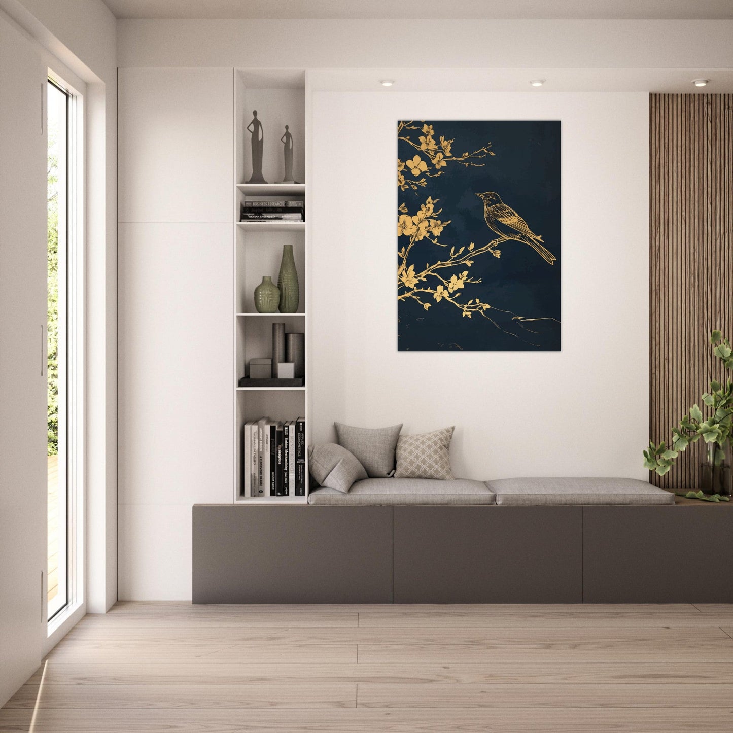 Golden bird poster - Sillystroke