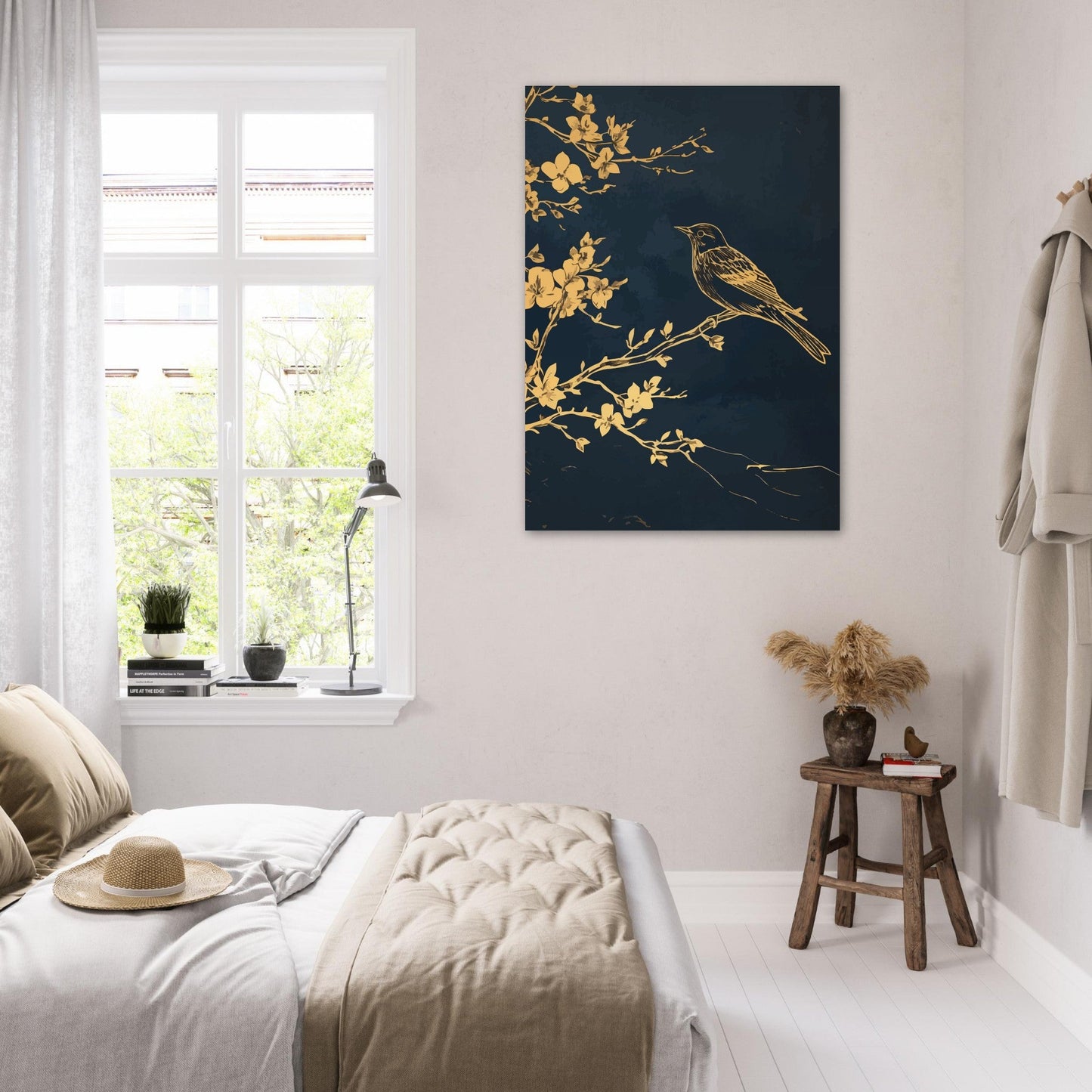 Golden bird poster - Sillystroke