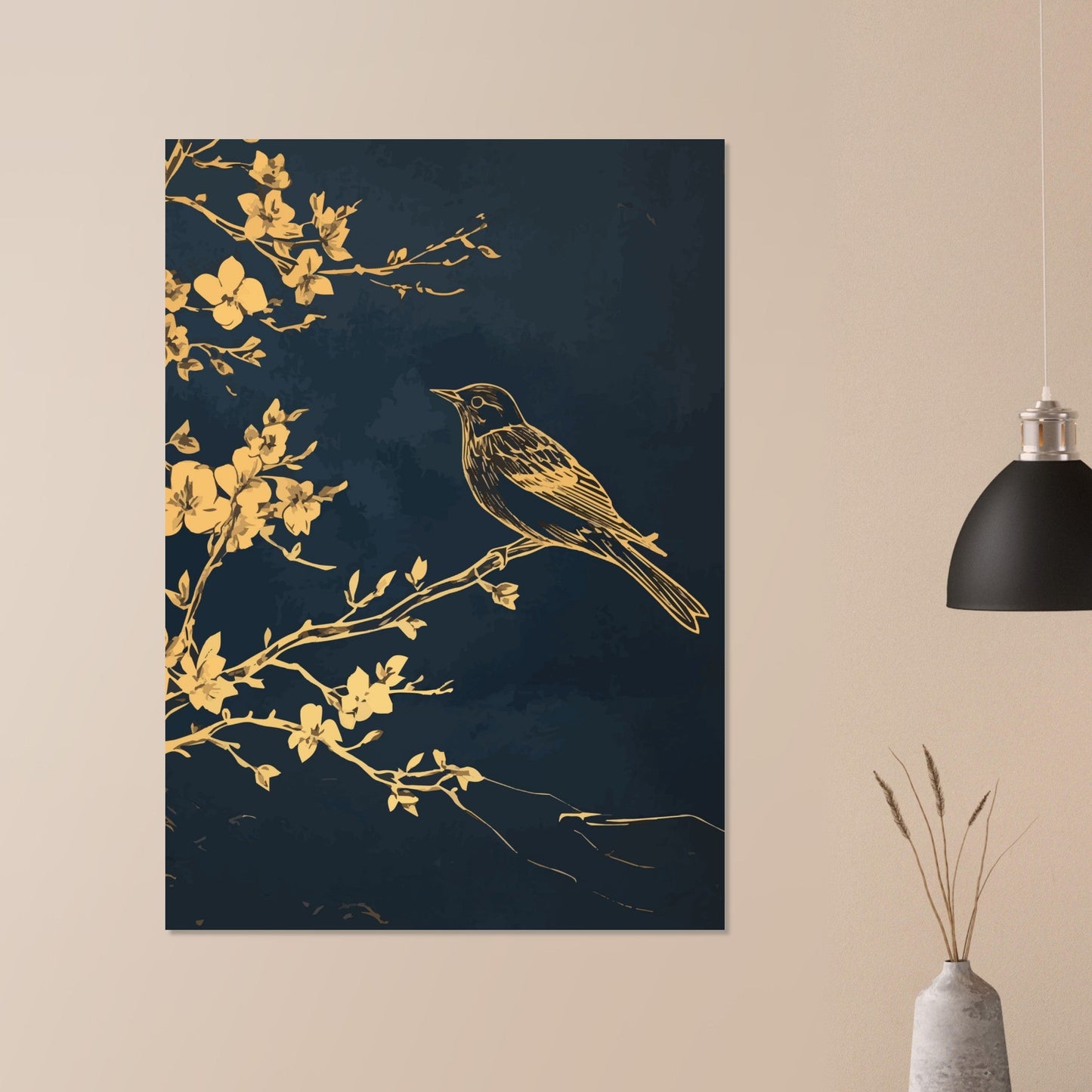 Golden bird poster - Sillystroke