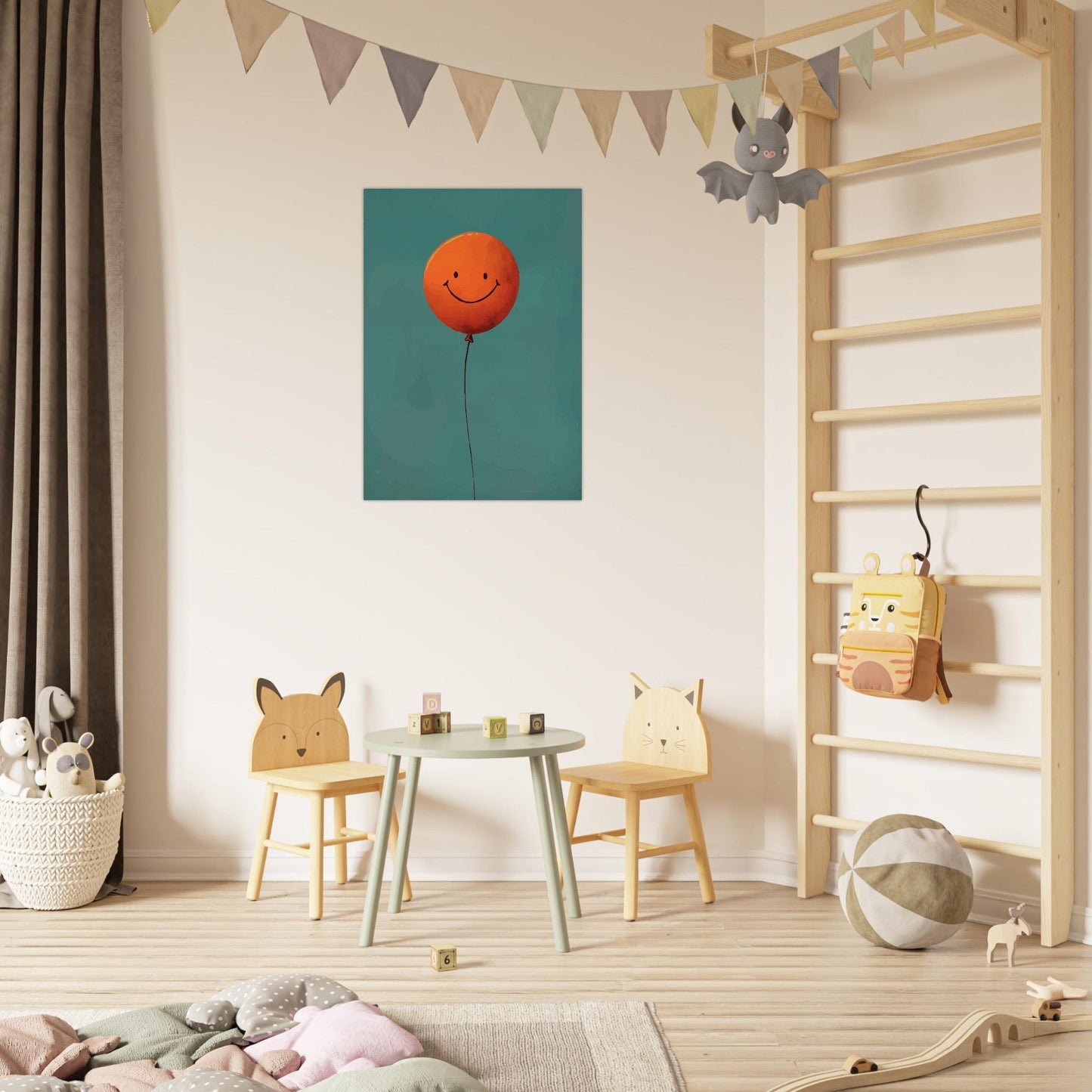 Happy balloon poster - Sillystroke