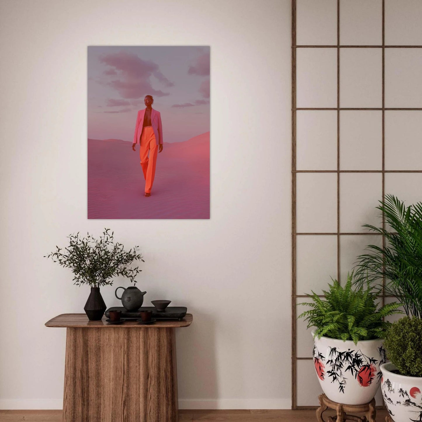 High - Fashion portrait poster - Sillystroke