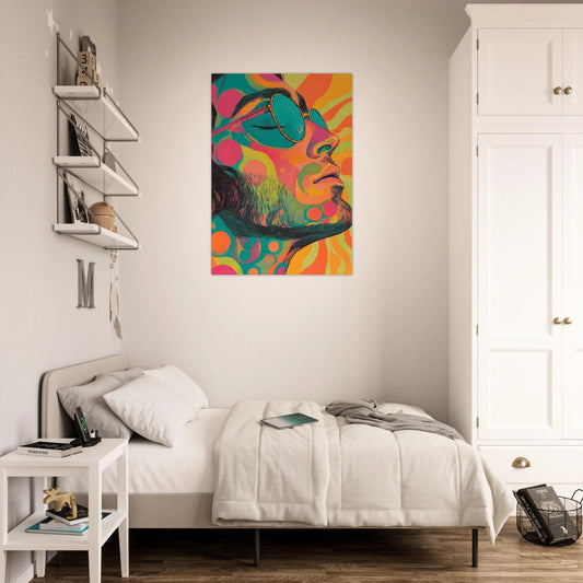 Hippie man poster - Sillystroke