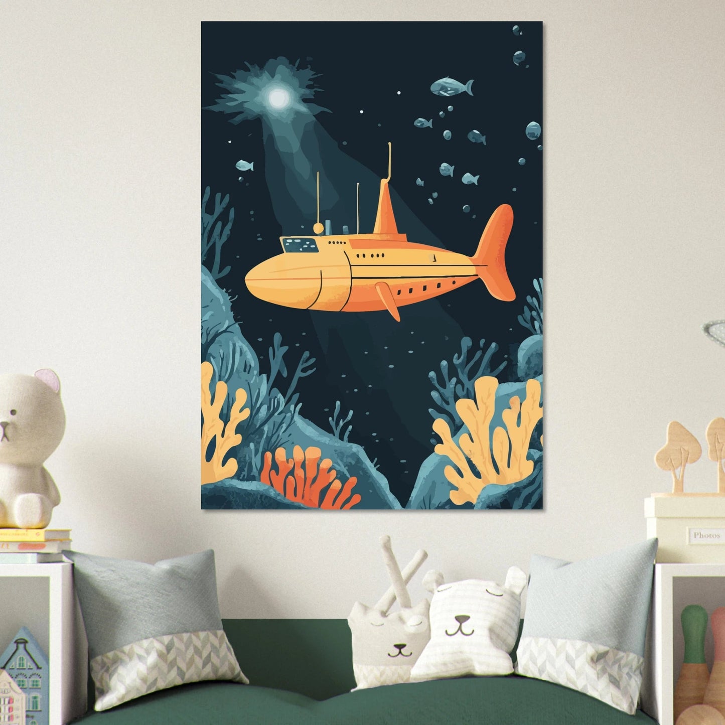 Kids ocean adventure poster - Sillystroke