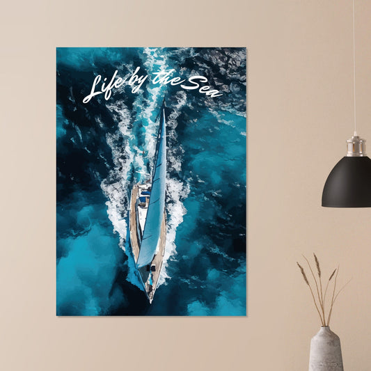 Life by the sea poster - Sillystroke
