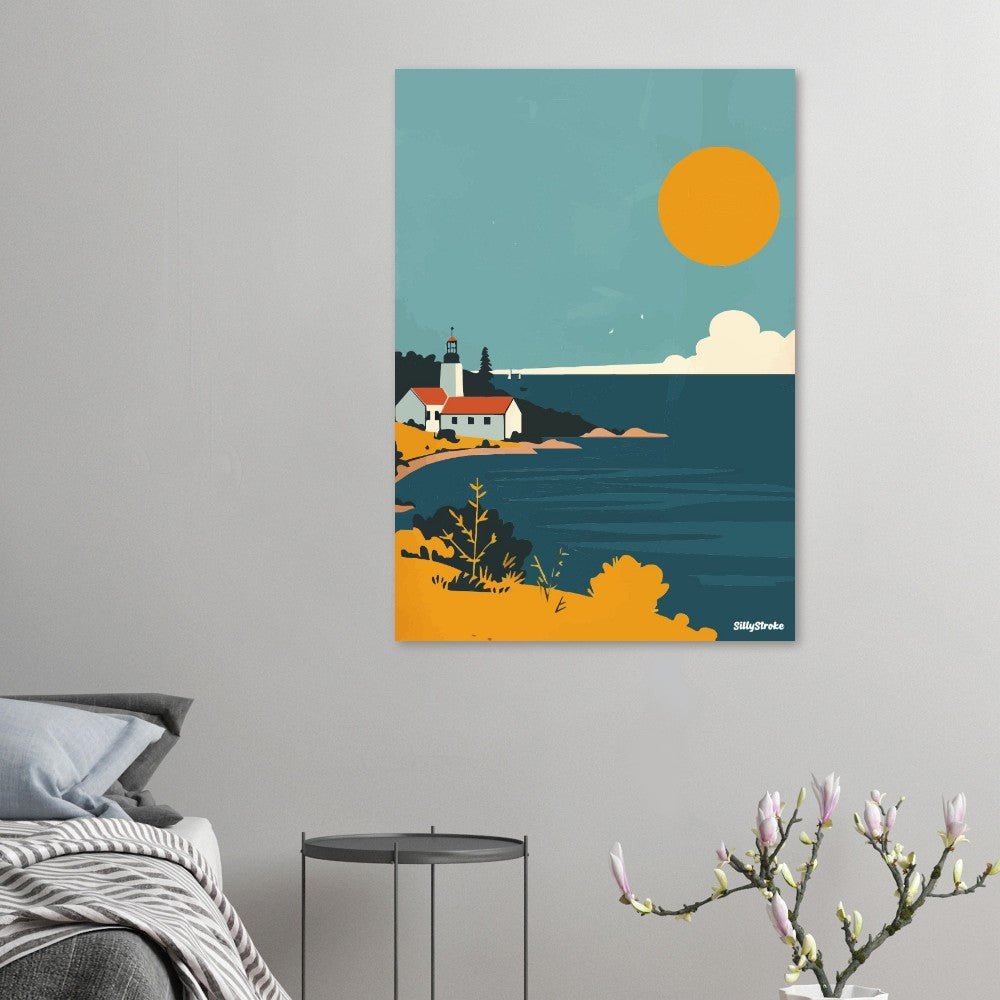 Lighthouse poster - Sillystroke