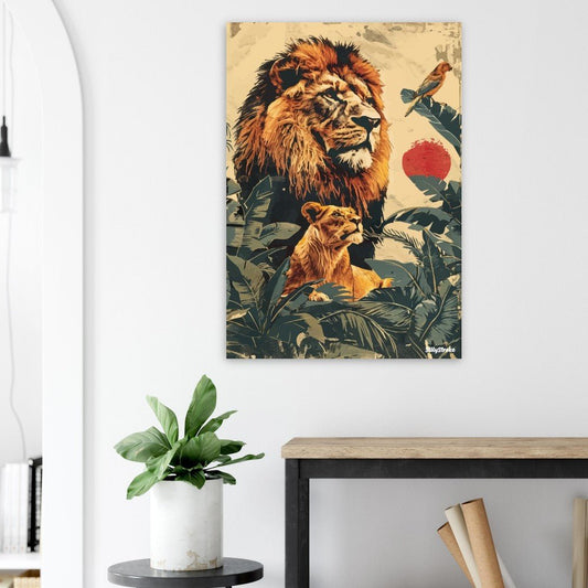 Lion poster - Sillystroke