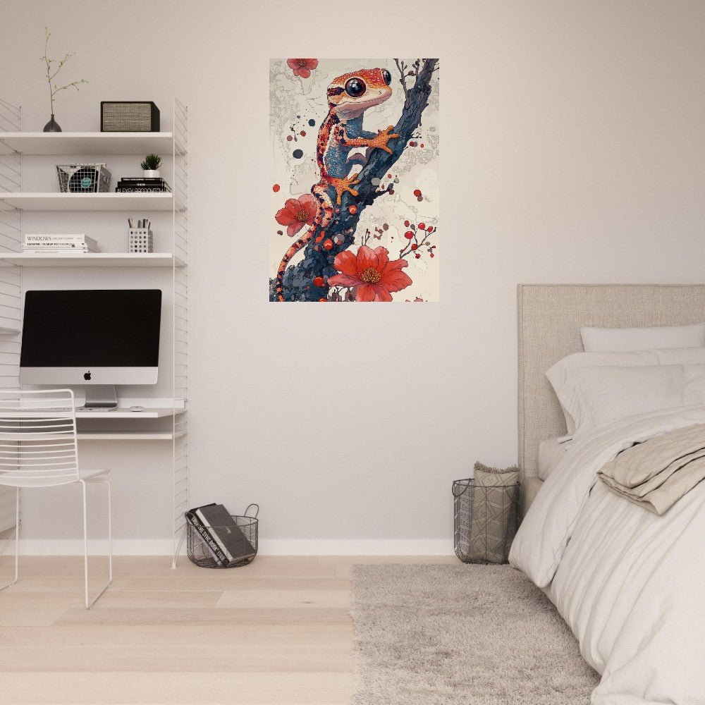 Lizard poster - Sillystroke