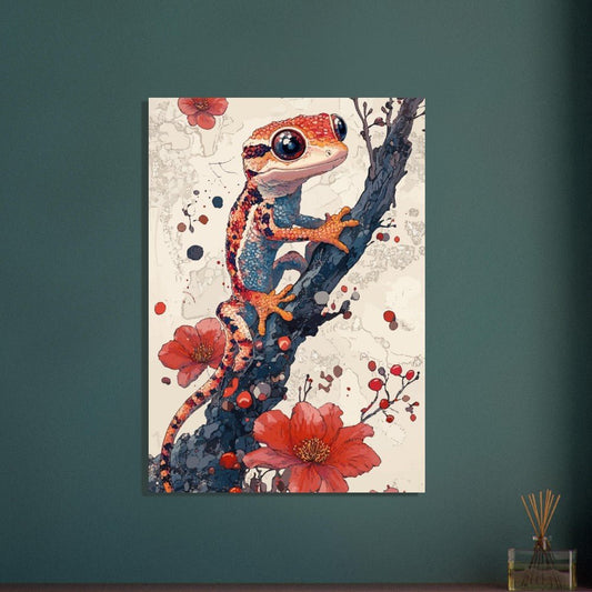 Lizard poster - Sillystroke