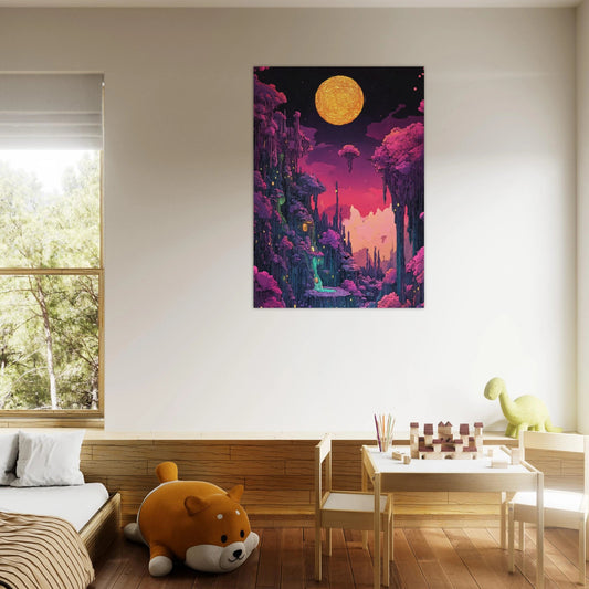 Magical landscape poster - Sillystroke