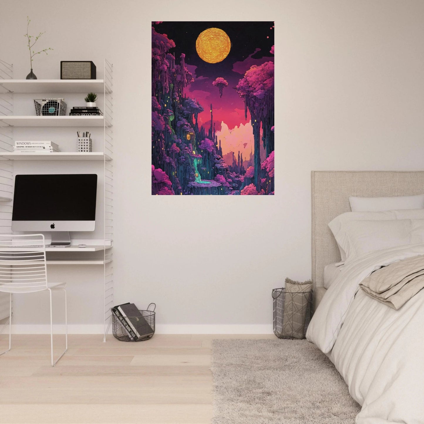 Magical landscape poster - Sillystroke
