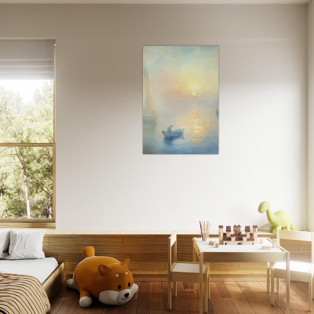 Man in a boat poster - Sillystroke