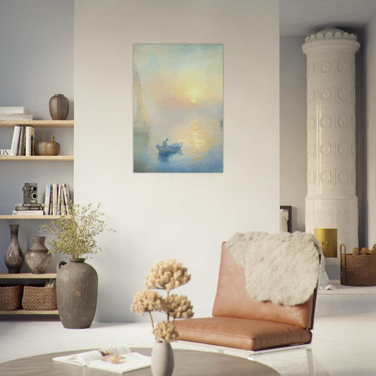 Man in a boat poster - Sillystroke