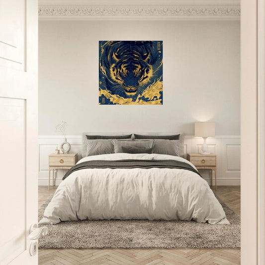 Midnight tiger poster - Sillystroke